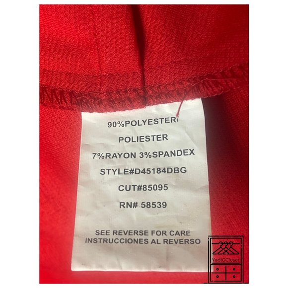 Speechless Short Red Cocktail Party Dress with Ruffle Sz Large - Picture 4 of 5